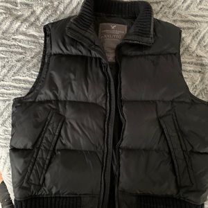 Black bubble vest